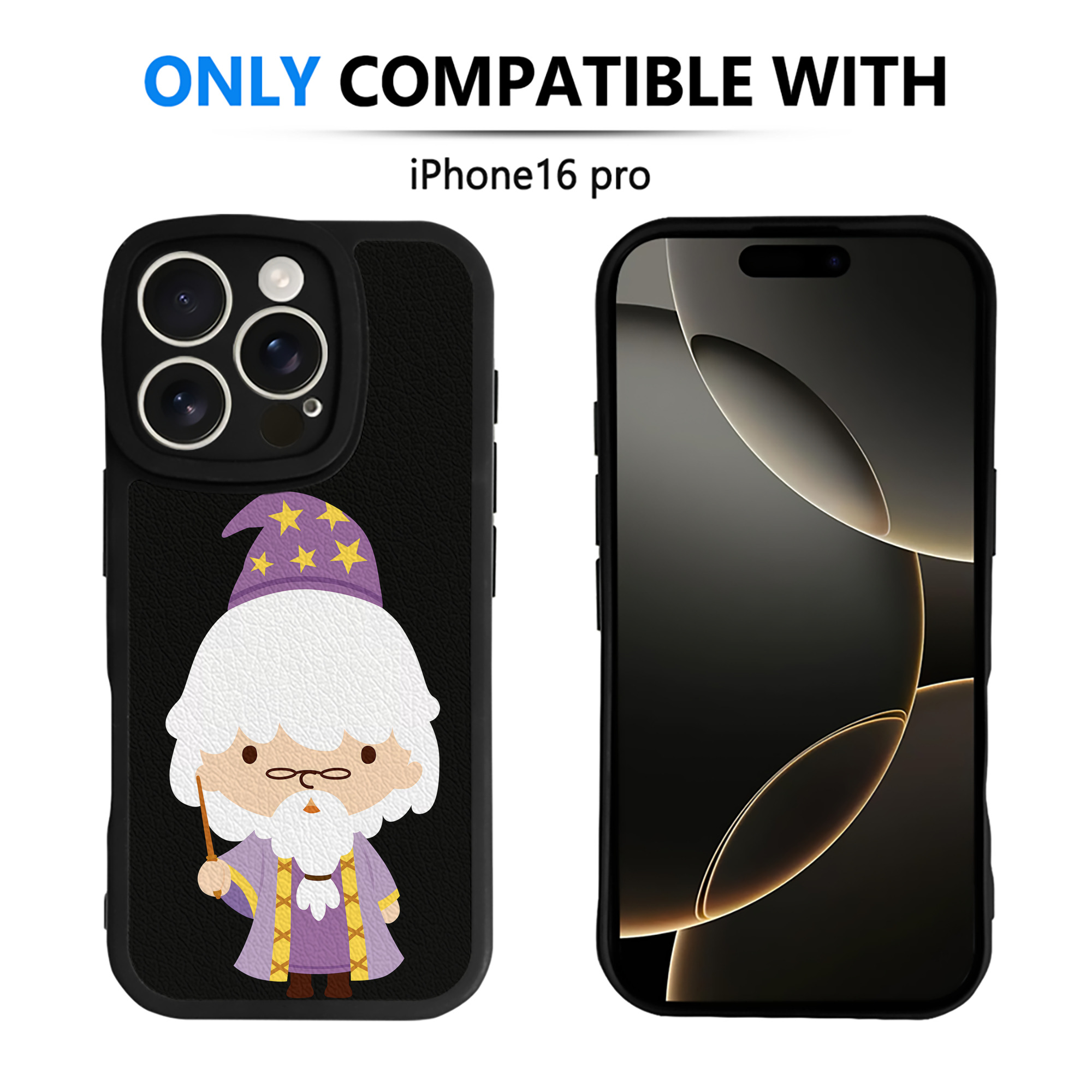 （画像用） Harry Potter ハリー・ポッターシリーズ 【iPhone 16シリーズ対応】シリコンスマホケース（レザー調） 材質：シリコン